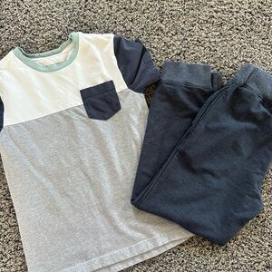 Tommy Bahama Kids Matching Set - White, Gray, and Black
